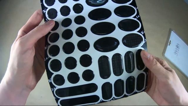 Распродажа ! 340 руб. Наклейки защитные на бак (черные овалы и круги) 3D (объемные) смотреть онлайн