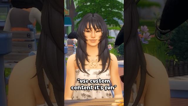 USE CUSTOM CONTENT ITS FUN! | The Sims 4 #sims4 #customcontent #sims #simmer #gamingsims4 смотреть онлайн