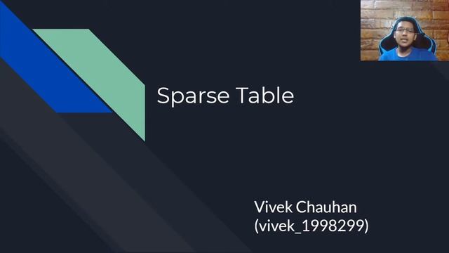 Sparse Table || Vivek Chauhan смотреть онлайн