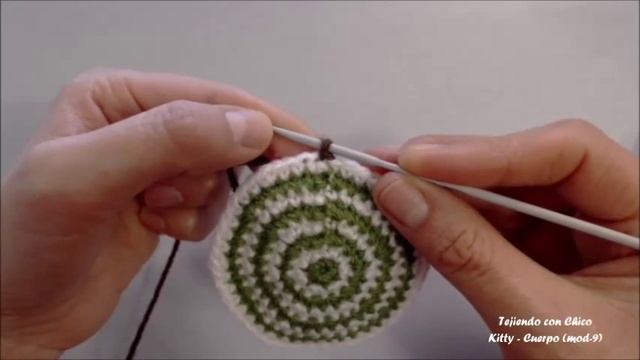 Tutorial amigurumi Hello Kitty - Cuerpo (mod-9) смотреть онлайн