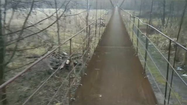 Подвесной мост в Девице Воронежской области смотреть онлайн