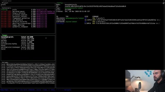 Lazydocker. Terminal UI for Docker and Docker-Compose. Demo. смотреть онлайн