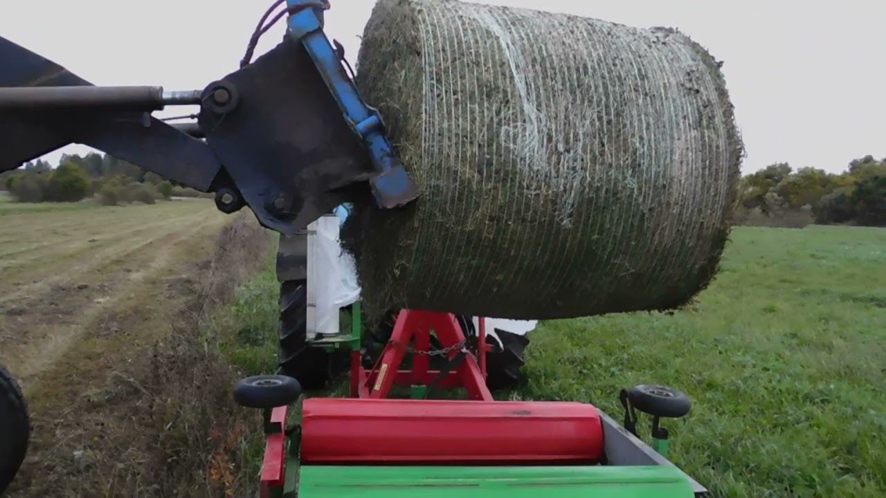 Супер сенаж из ОТАВЫ в пленке!Как и чем консервируем сенаж.Сенокос 2021 от 19.09.21г мотали сенаж. смотреть онлайн