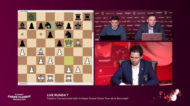 Superbet Chess Classic 2023 - Grand Chess Tour - RUNDA 7 LIVE смотреть онлайн