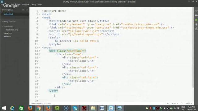 Introduction on Bootstrap [May 22, 2016] смотреть онлайн