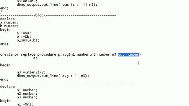final procedure in oracle in PL SQL смотреть онлайн