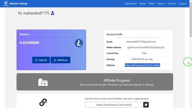 Litecoin Mining | New Litecoin Mining Site | Earn 0.01 LTC Daily | Earn Money Online Abid STV смотреть онлайн