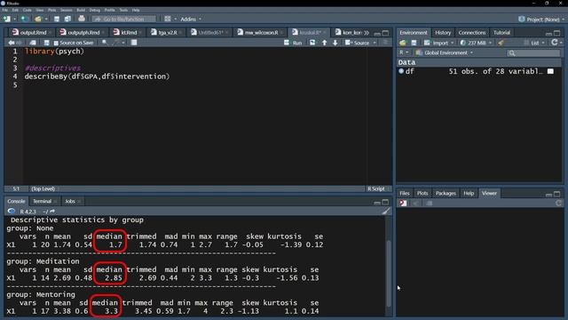 Kruskal-Wallis-Test in R - calculation and interpretation смотреть онлайн
