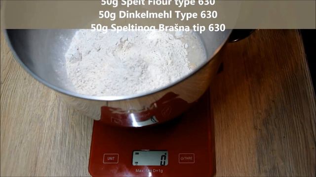 Wholegrain Spelt Bread - Dinkelvollkornbrot - Speltin Hleb/Kruh punog zrna смотреть онлайн