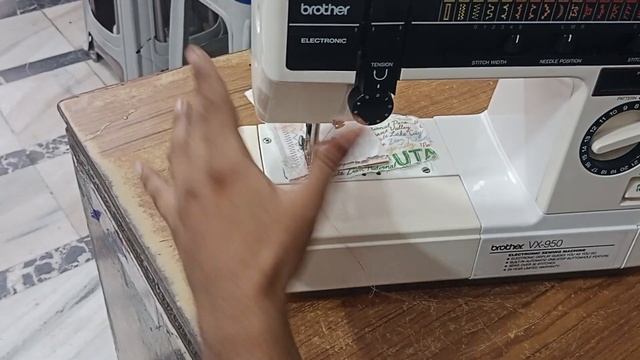 BROTHER SEWING MACHINE VX 950 ZIGZAG MACHINE COMPLETE TUTORIAL WHATSAPP 03482429959 смотреть онлайн