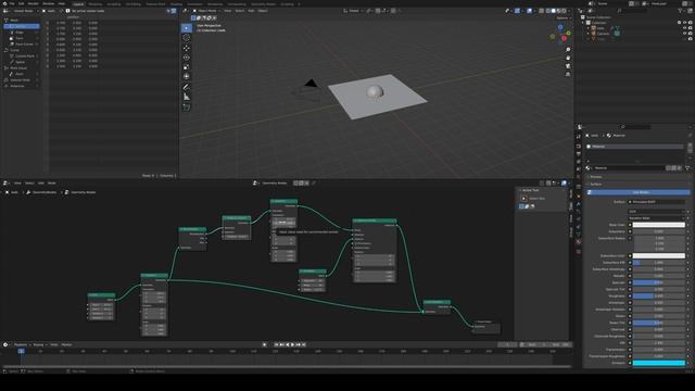 Blender Geometry Nodes - create fake origin and instance another object on it! смотреть онлайн
