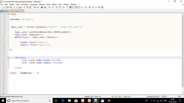 FETCH DATA FROM MYSQL DATABASE WITH PHP PDO METHOD смотреть онлайн