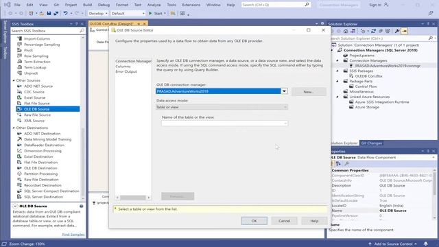 SSIS Tutorial | OLE DB Connection Manager смотреть онлайн