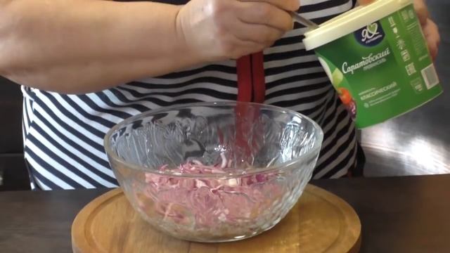 Салат с печенью трески! смотреть онлайн