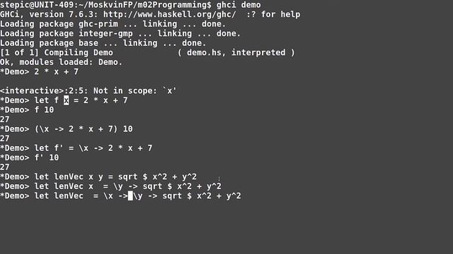 Haskell для начинающих - #35 урок. Анонимные функции — лямбда смотреть онлайн