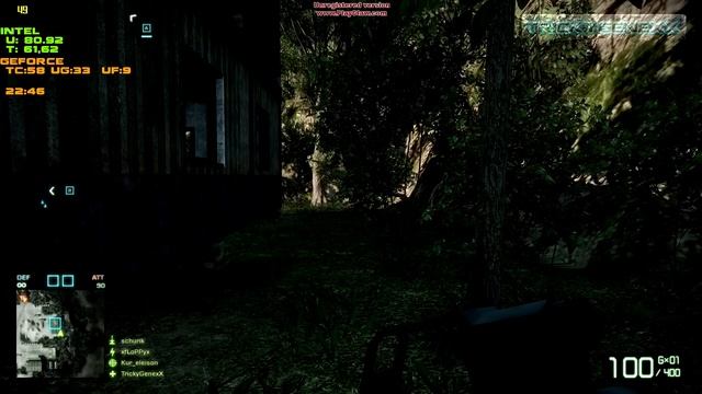 Battlefield Bad company 2 GTX 570 and E8400 CPU Bottleneck Benchmark 100% CPU Usage смотреть онлайн