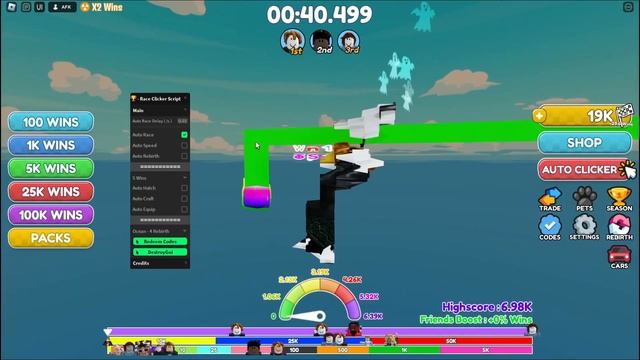 Roblox Race Clicker Script | AutoClick | MORE! смотреть онлайн