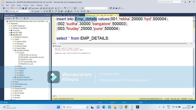HOW TO INSERT VALUES IN TO A TABLE IN SQL смотреть онлайн