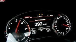 audi rs-6 до максимальной скорости!