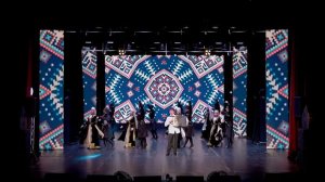 Марат Габанов "Единый Кавказ"  студия кавказского танца "Горец" "Фестиваль гармошки" канал 9 волна