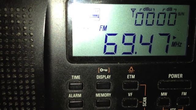 Прием в Москве Радио России Владимир. Отключение. Radio Rossii Vladimir on 69.47 Mhz. Sign off. смотреть онлайн