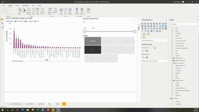 Drill Through - PowerBI смотреть онлайн