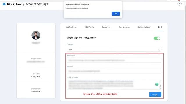 Single-Sign-On (SSO) setup with MockFlow смотреть онлайн