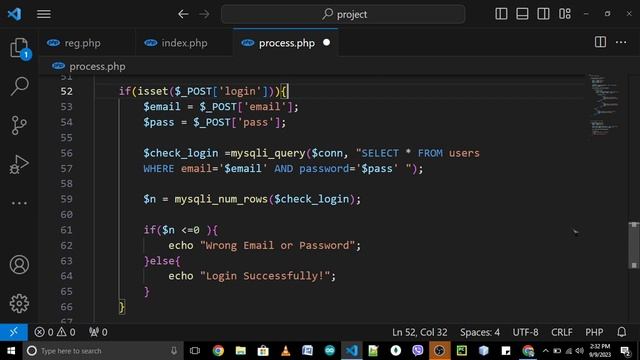Create Login Page, Home Page Using PHP with Session смотреть онлайн