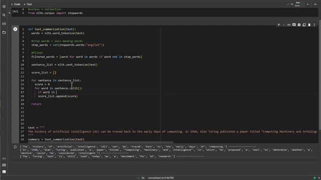 Text Summarization | NLTK Corpus StopWords | #nlp #ai #ml #basics #practice #asmr #nepal смотреть онлайн