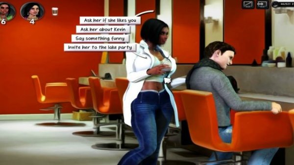 REJECTED! - Dating Sim - Lake Party