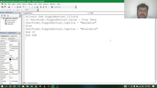 EXCEL VBA TELUGU PART - 45 || EXCEL VBA USERFORM TOGGLE BUTTON IN TELUGU || TOGGLE BUTTON IN TELUGU смотреть онлайн