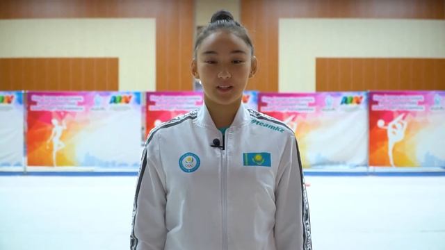 Национальная сборная РК по художественной гимнастике поддерживает олимпиицев Казахстана смотреть онлайн