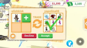 Трейды на неон кенгуру в адопт ми 🦘/Trade neon kangaroo for adopt me 💸🎀