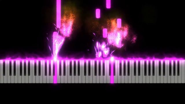 How to play Clubbed to Death - Matrix Theme Piano Sheet + midi Synthesia смотреть онлайн