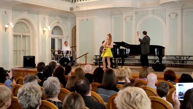 Лиза Юргина в консерватории,отчетный концерт 2015 смотреть онлайн