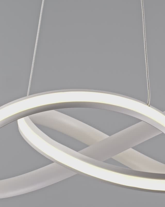 Светодиодная подвесная люстра с пультом Moderli V2790-PL Tiara смотреть онлайн