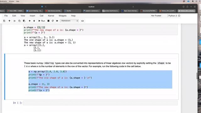 Data Science and Machine Learning (Video 2.2): NumPy смотреть онлайн