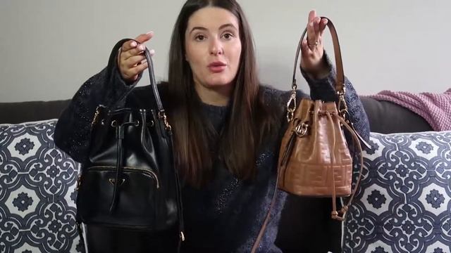 Prada vs Fendi Bucket Bag Comparison смотреть онлайн