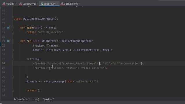 SLOT FILLING WITH BUTTONS IN RASA CHATBOT | INNOVATE YOURSELF смотреть онлайн