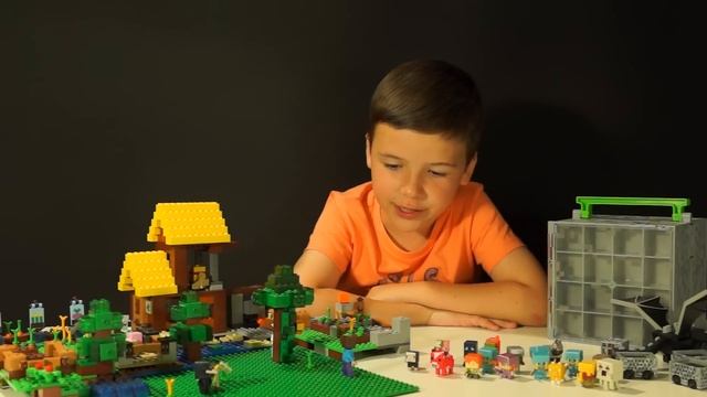 ЛЕГО Майнкрафт 2019 ВСЕ НАБОРЫ - Эндер Дракон и Лего НУБик Анимация смотреть онлайн