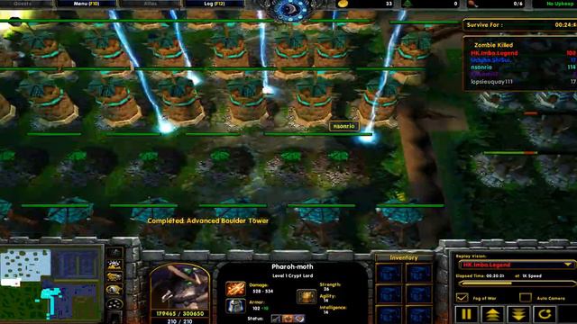Warcraft III Zombie Survival Xtreme Hard 1.3f (Super Hard Map) смотреть онлайн
