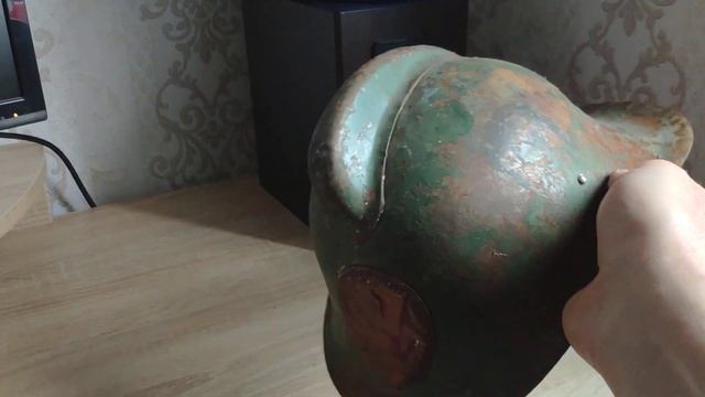 Пожарная каска из прошлого! Пожарный шлем М-103-61. Обзор. смотреть онлайн