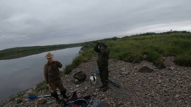 The beginning of the rafting on the river Vorkuta. Начало сплава по реке Воркуте. смотреть онлайн