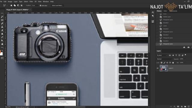 Obyektlarni Belgilash Va Qirqish