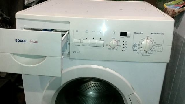 обзор инструкция стиральная машина Bosch max WFO 2050 смотреть онлайн