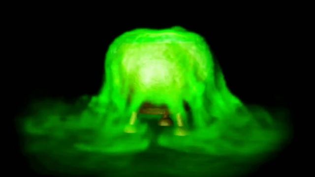 Ведьминский котел, волшебный котел варит зелье. зелёное волшебное зелье в котле. смотреть онлайн