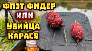 РЫБАЛКА НА ФЛЭТ ФИДЕР против УБИЙЦЫ КАРАСЯ, ПРУЖИНЫ или просто СОСКИ 1
