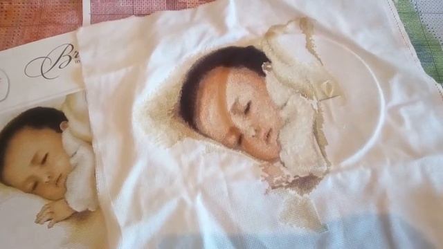 Процесс вышивки "Сладкий сон". Luca-S. смотреть онлайн