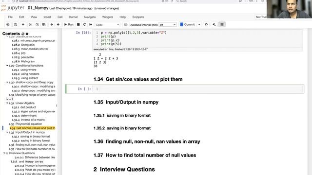 Numpy Tutorial Part-4 | PyCSR | Learn Python Online with Pankaj Soni смотреть онлайн
