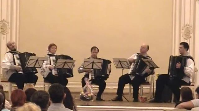 Syncopated Clock - L. Anderson. "Excelsior" Baltic International Accordion Quintet смотреть онлайн